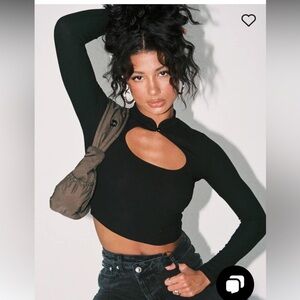 Princess Polly Carenza Black Top